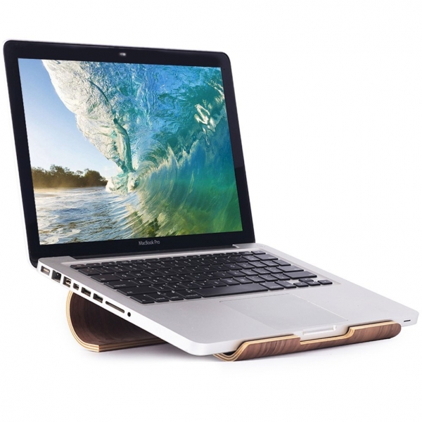 SAMDI Laptop/Tablet Stand-Black Walnut