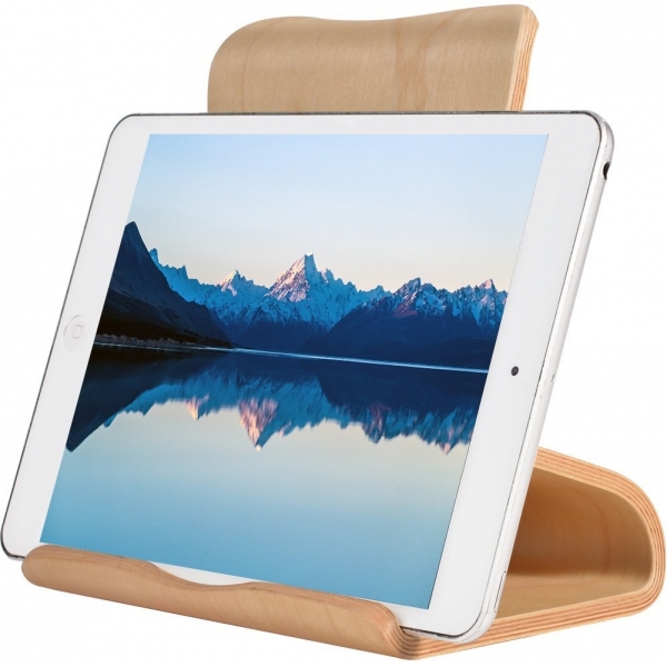 SAMDI Ahap Tablet Stand-Birch wooden