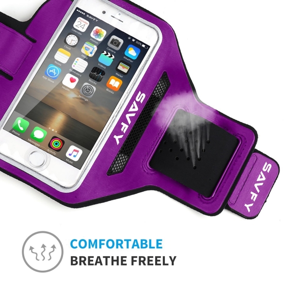 SAVFY iPhone 8 Plus Kou Kol Band-Purple