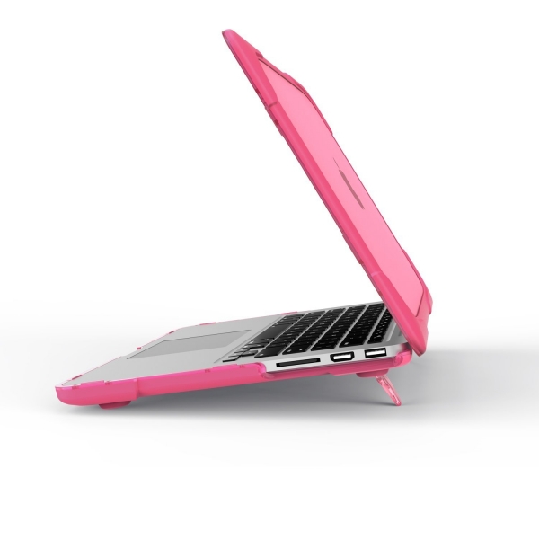 SAVYOU Macbook Pro Kickstand Klf (13 in Retina)-Hot Pink