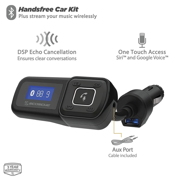 SCOSCHE BTFM Ara in Bluetooth FM Verici