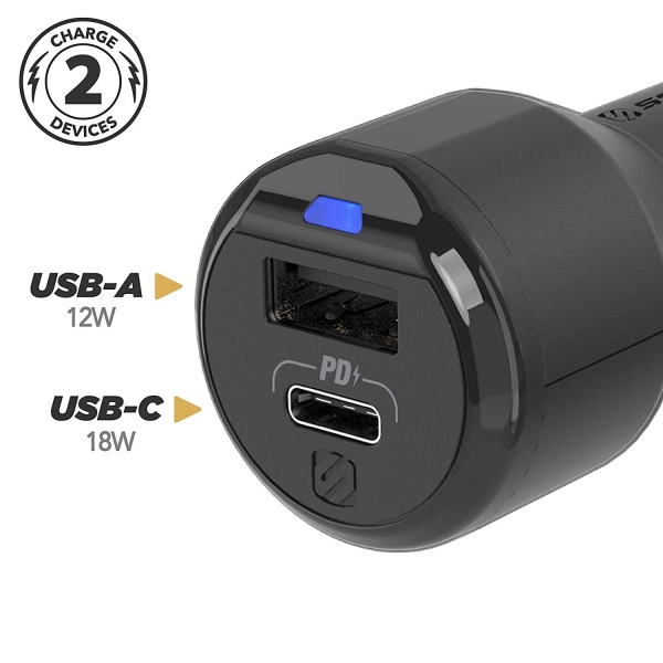 SCOSCHE PowerVolt USB-C / USB-A Ara arj Cihaz