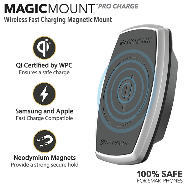 SCOSCHE MagicMount Pro Manyetik Kablosuz Telefon Tutucu