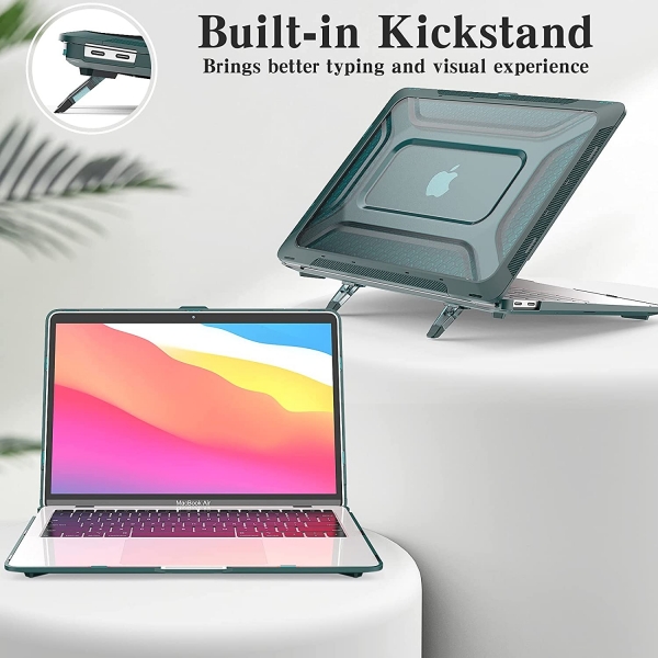 SEYMAC MacBook Air Koruyucu Kılıf (13 inç)(M1)-Green