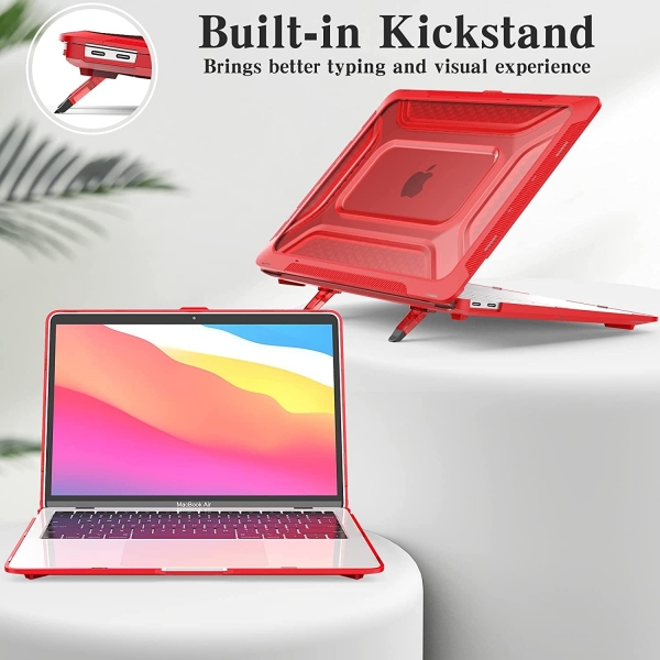 SEYMAC MacBook Air Koruyucu Klf (13 in)(M1)-Red