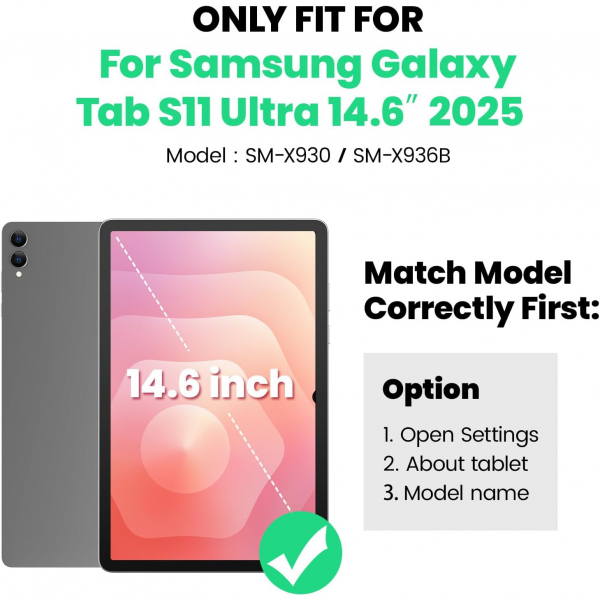 SEYMAC Samsung Galaxy Tab S11 Ultra K�l�f (2025)