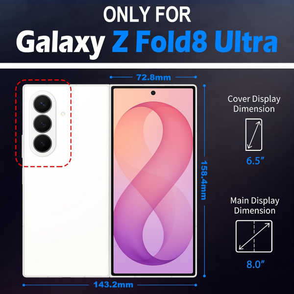 SHIELDON Galaxy Z Fold 8 Ultra Deri C�zdanl� K�l�f-Retro Coffee