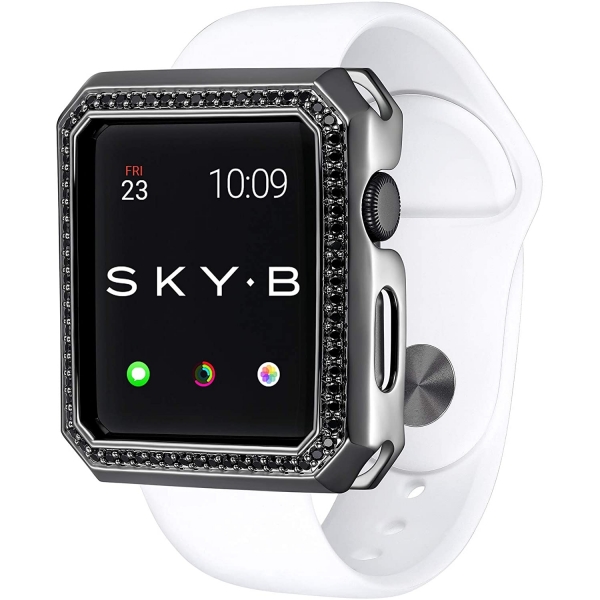 SKYB Deco Halo Serisi Apple Watch Koruyucu Klf (38mm)-Black