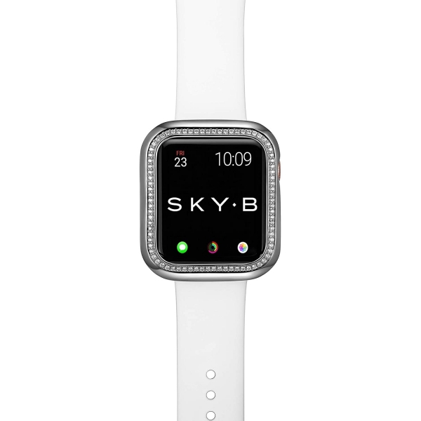 SKYB Halo Serisi Apple Watch Koruyucu Klf (40mm)-Silver