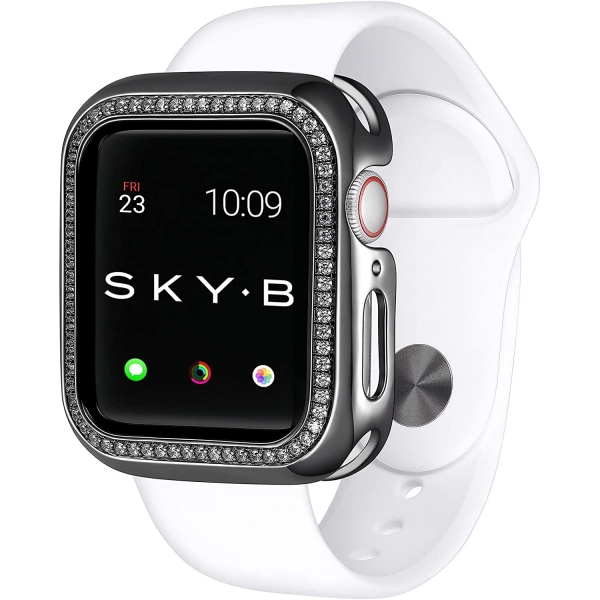 SKYB Halo Serisi Apple Watch Koruyucu Klf (40mm)-Gunmetal