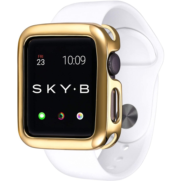 SKYB Minimalist Apple Watch Koruyucu Klf (38mm)-Gold