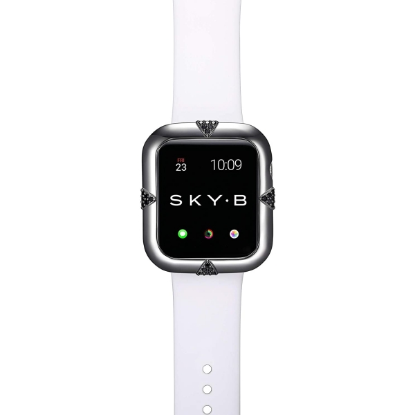 SKYB Pave Points Serisi Apple Watch Koruyucu Klf (44mm)-Black
