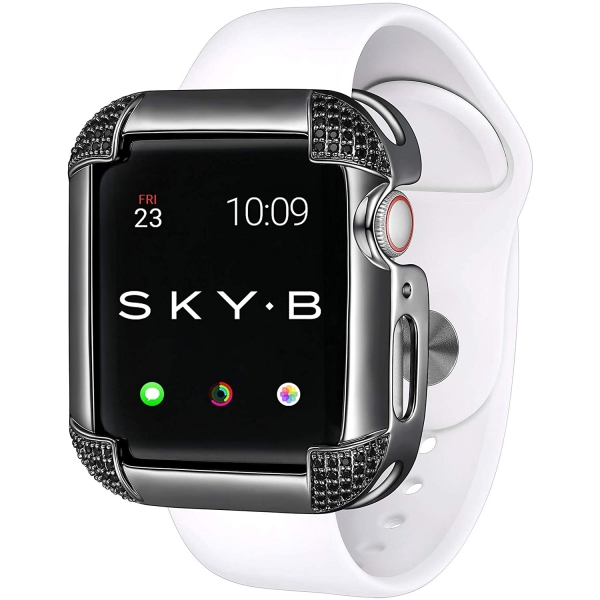 SKYB Pave Serisi Apple Watch Koruyucu Klf (42mm)-Black