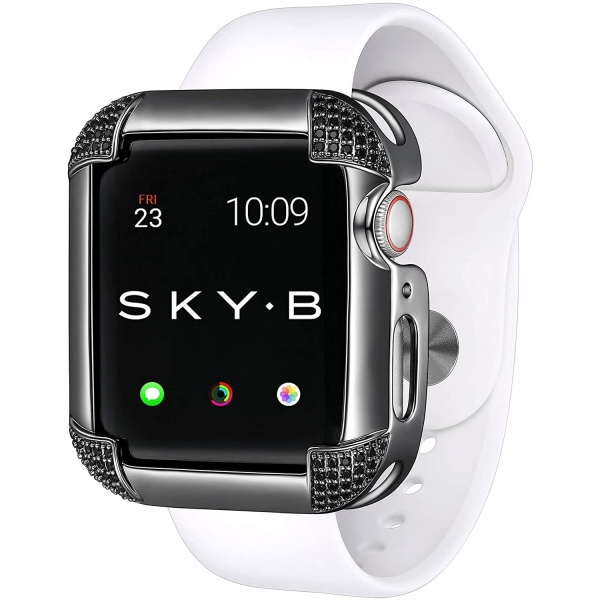 SKYB Pave Serisi Apple Watch Koruyucu Klf (40mm)-Black