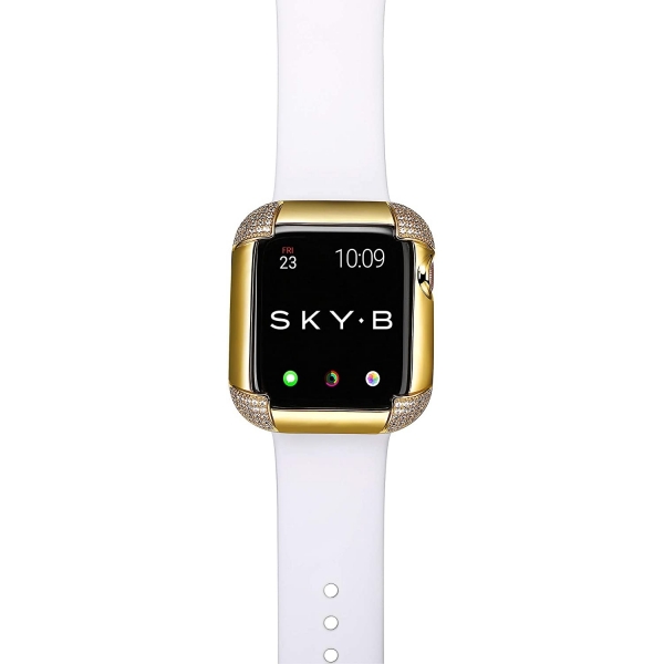 SKYB Pave Serisi Apple Watch Koruyucu Klf (42mm)-Gold