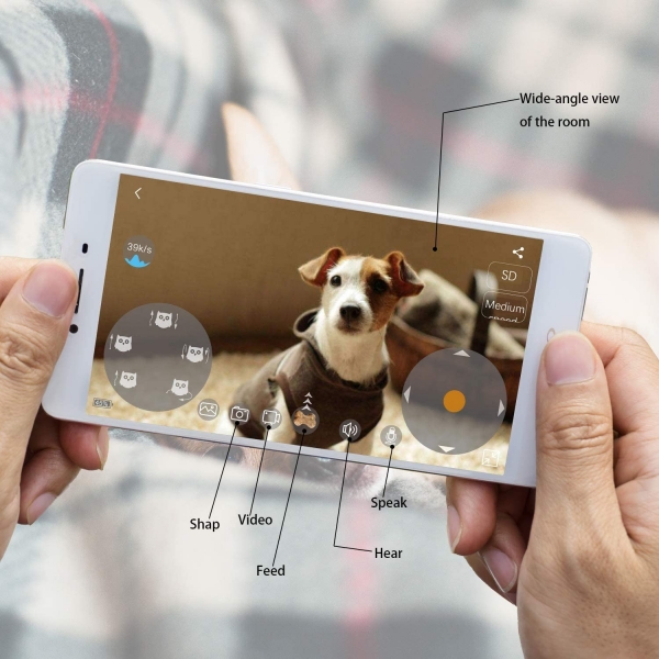 SKYMEE Owl Robot Akll Evcil Hayvan Kameras