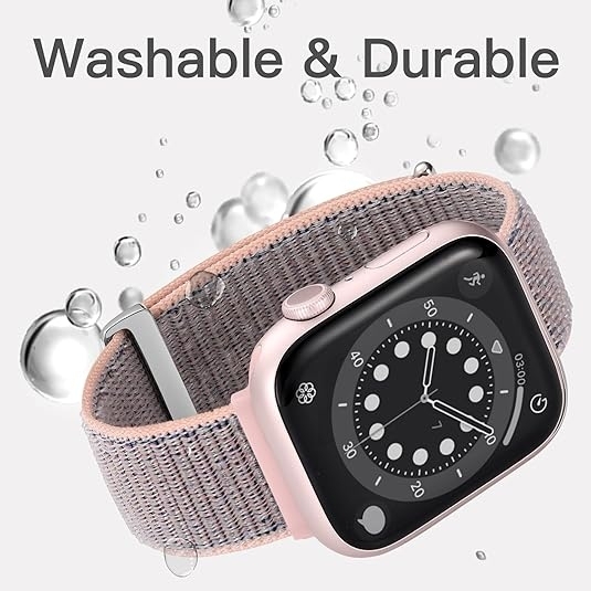 SNBLK Spor Apple Watch Ultra 2. Nesil Kay (49mm)-Pink Sand