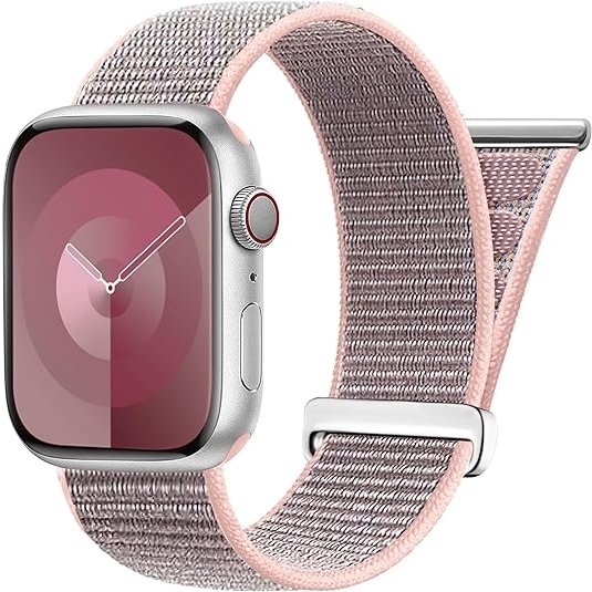 SNBLK Spor Apple Watch Ultra 2. Nesil Kay (49mm)-Pink Sand