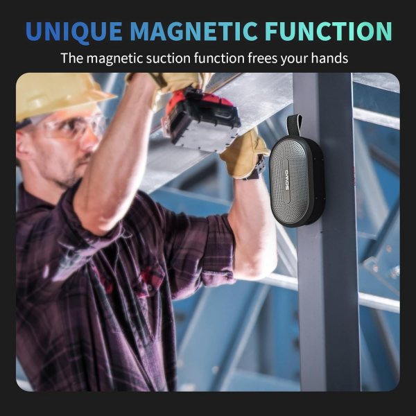 SOWO Kablosuz Tanabilir Kk Hoparlr-Black