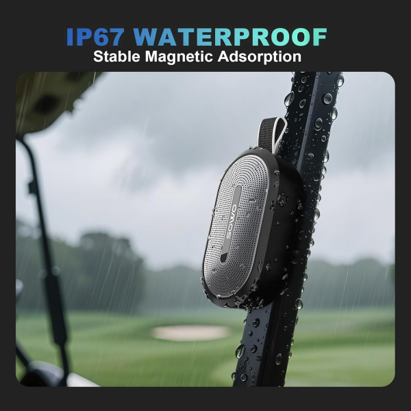 SOWO Kablosuz Tanabilir Kk Hoparlr-Black