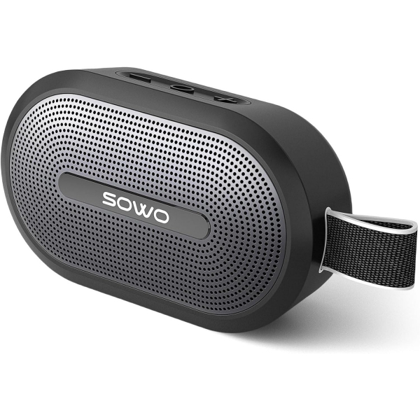 SOWO Kablosuz Tanabilir Kk Hoparlr-Black