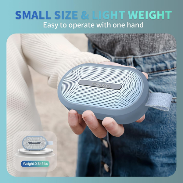 SOWO Kablosuz Tanabilir Kk Hoparlr-Blue