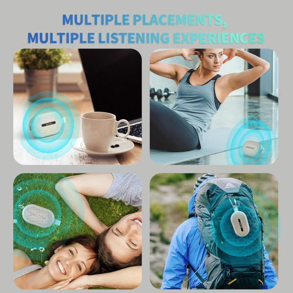 SOWO Kablosuz Tanabilir Kk Hoparlr-White