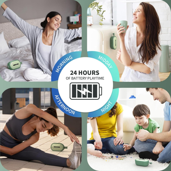 SOWO Kablosuz Tanabilir Kk Hoparlr-Green