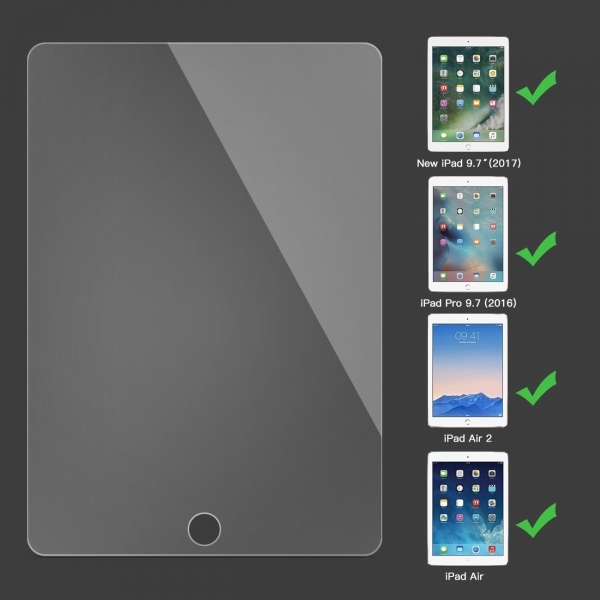 SPARIN Apple iPad Temperli Cam Ekran Koruyucu (9.7 in)