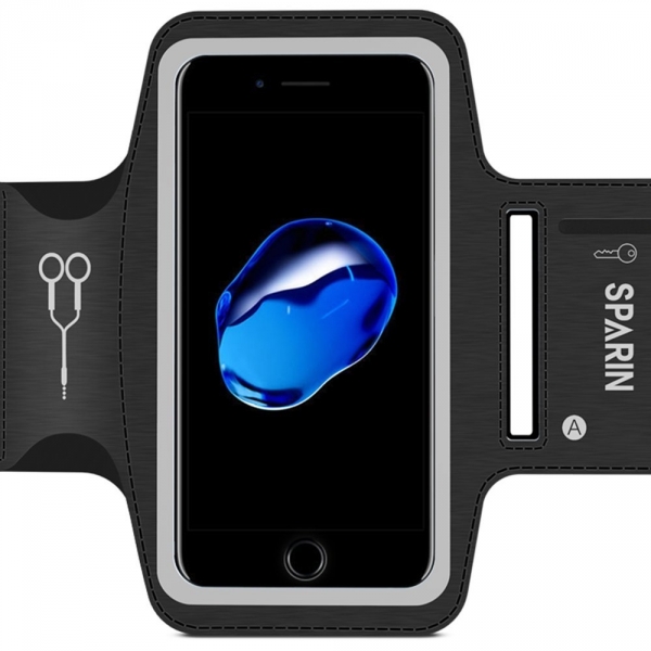 SPARIN Apple iPhone 7 Plus Kou Kol Band-Black