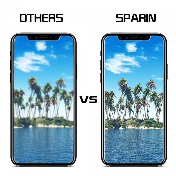 SPARIN Apple iPhone X Temperli Cam Ekran Koruyucu (2 Adet)