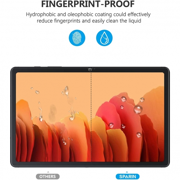 SPARIN Galaxy Tab A7 Temperli Cam Ekran Koruyucu (10.4 in)(2 Adet)