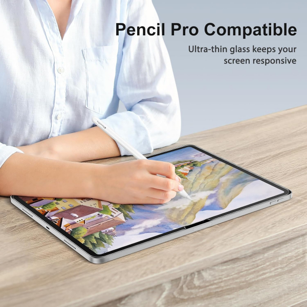 SPARIN iPad Pro M4 Ekran ve Kamera Koruyucu(13 in)
