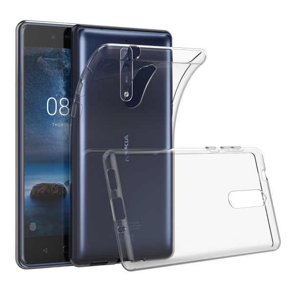 sparin nokia 8 seffaf kapak kilif 2 adet 5066