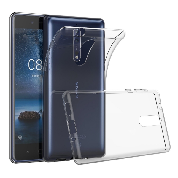 SPARIN Nokia 8 effaf Kapak Klf (2 Adet)