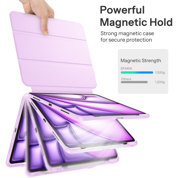 SPARIN iPad Air M3/M2 Hybrid Klf (13 in)-Purple