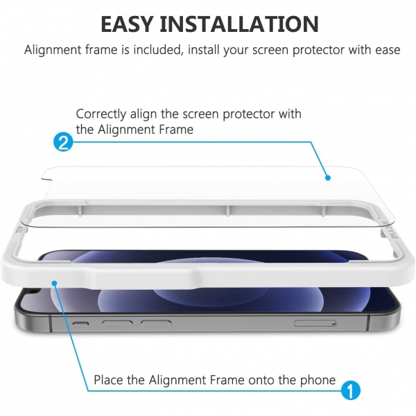 SPARIN iPhone 12 Mini Temperli Cam Ekran Koruyucu (4 Adet)