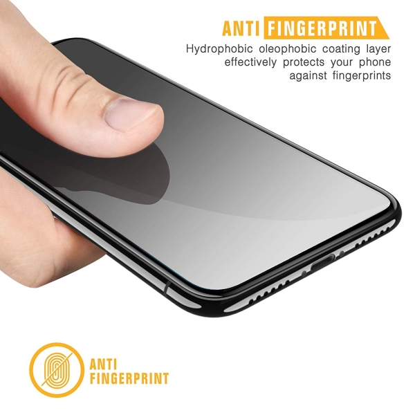 SPARIN iPhone XR Temperli Cam Ekran Koruyucu (Siyah) (2 Adet)