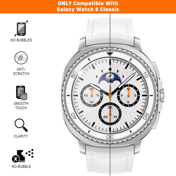 SPGUARD Galaxy Watch 8 46mm Ekran Koruyucu (4Adet)