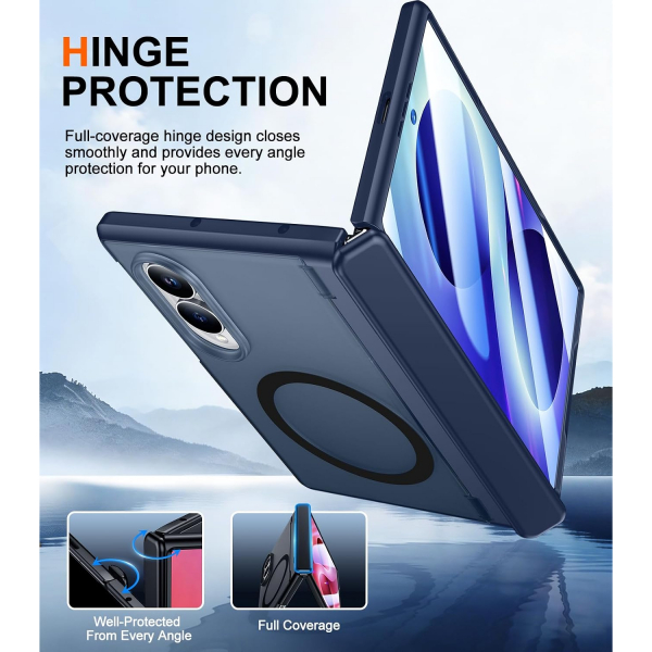 SPIDERCASE Galaxy Z Fold 8 MagSafe Uyumlu K�l�f-Blue