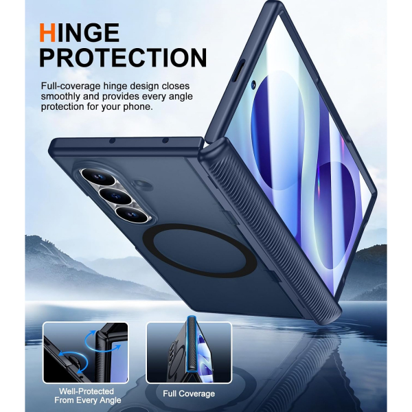 SPIDERCASE Galaxy Z Fold 8 Ultra MagSafe Uyumlu K�l�f-Blue