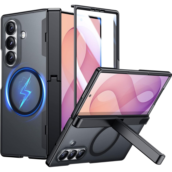 SPIDERCASE Galaxy Z Fold 8 Ultra Standl� Korumal� K�l�f-Black