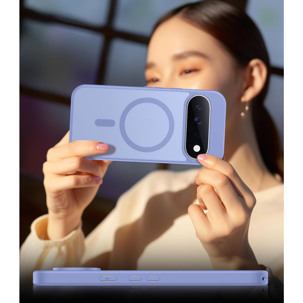 SPIDERCASE Google Pixel 11 Manyetik Koruyucu K�l�f-Light Purple