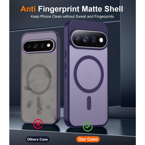 SPIDERCASE Google Pixel 11 Manyetik Koruyucu K�l�f-Dark Purple