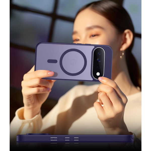 SPIDERCASE Google Pixel 11 Manyetik Koruyucu K�l�f-Dark Purple