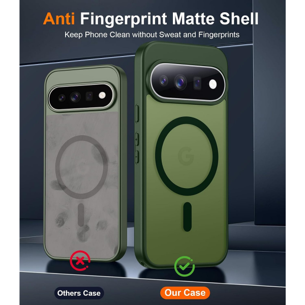 SPIDERCASE Google Pixel 11 Manyetik Koruyucu K�l�f-Green