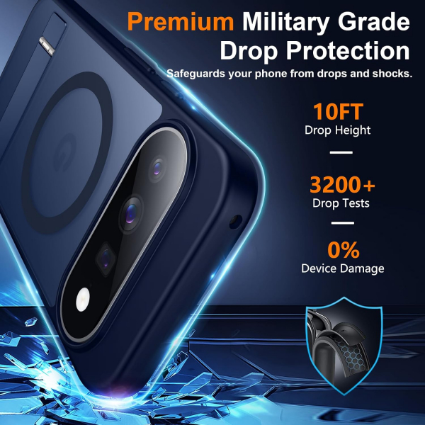 SPIDERCASE Google Pixel 11 Manyetik Standl� K�l�f-Blue