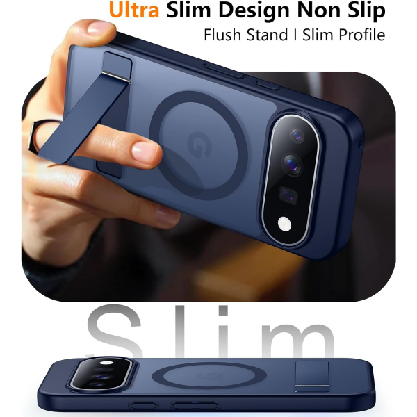 SPIDERCASE Google Pixel 11 Manyetik Standl� K�l�f-Blue