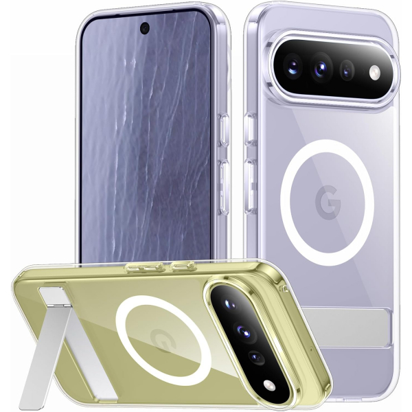 SPIDERCASE Google Pixel 11 Manyetik Standl� K�l�f-Clear