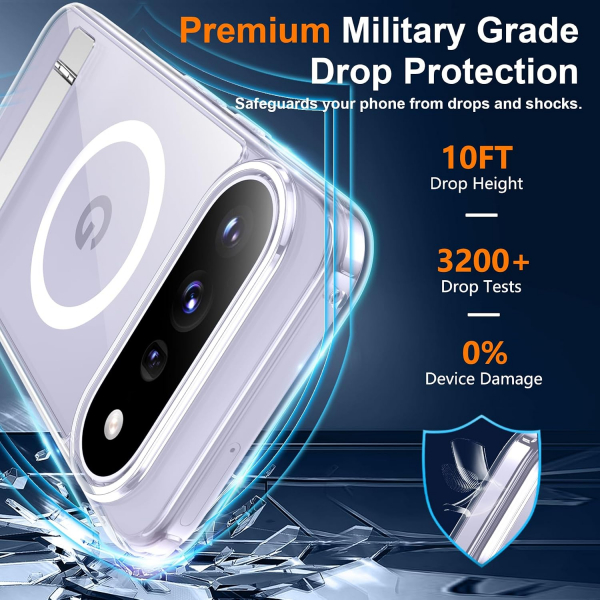 SPIDERCASE Google Pixel 11 Manyetik Standl� K�l�f-Clear